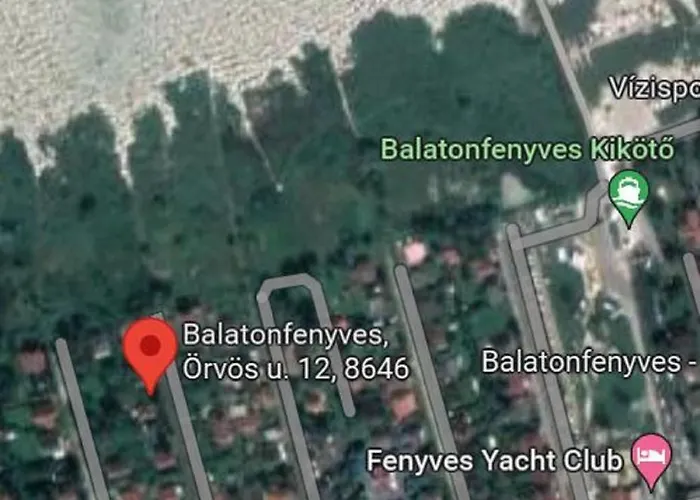 7 Ferohelyes Haz A Totol 15 M-re Sajat Steggel Es Csonakkal Balatonfenyvesen Prázdninový dům Balatonfenyves